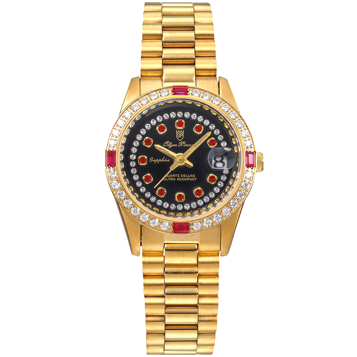 QUARTZ DELUXE LADY OP68322DLK-D