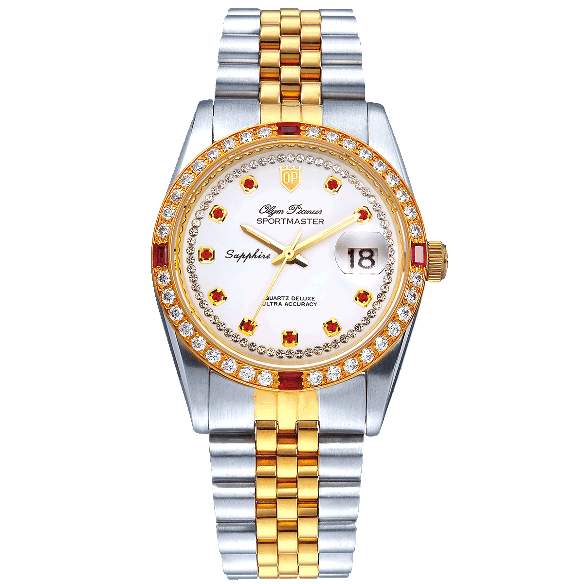 QUARTZ DELUXE GENT OP89322DMSK-2-T