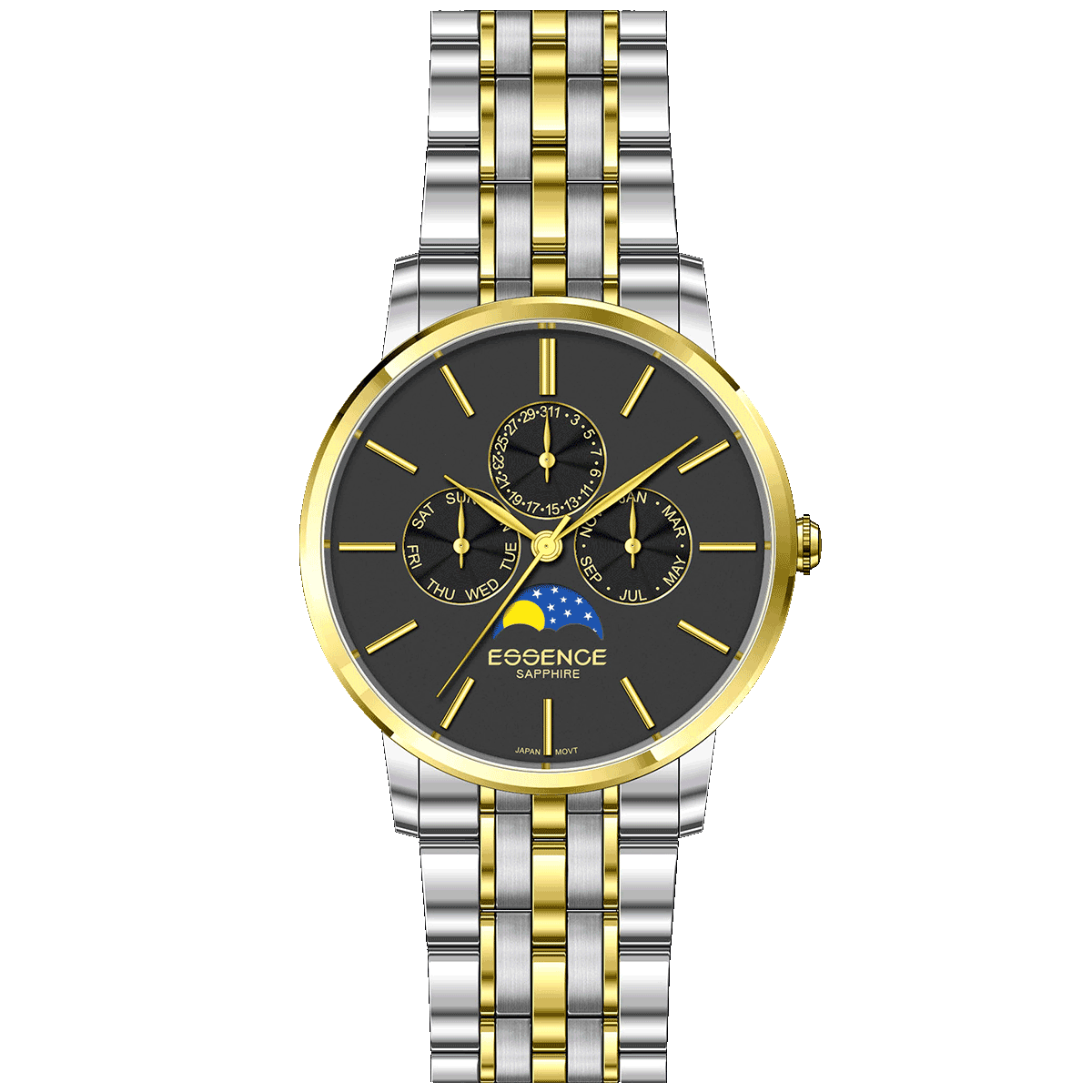 SUN AND MOON DIAL GENT ES2420M-DMVD