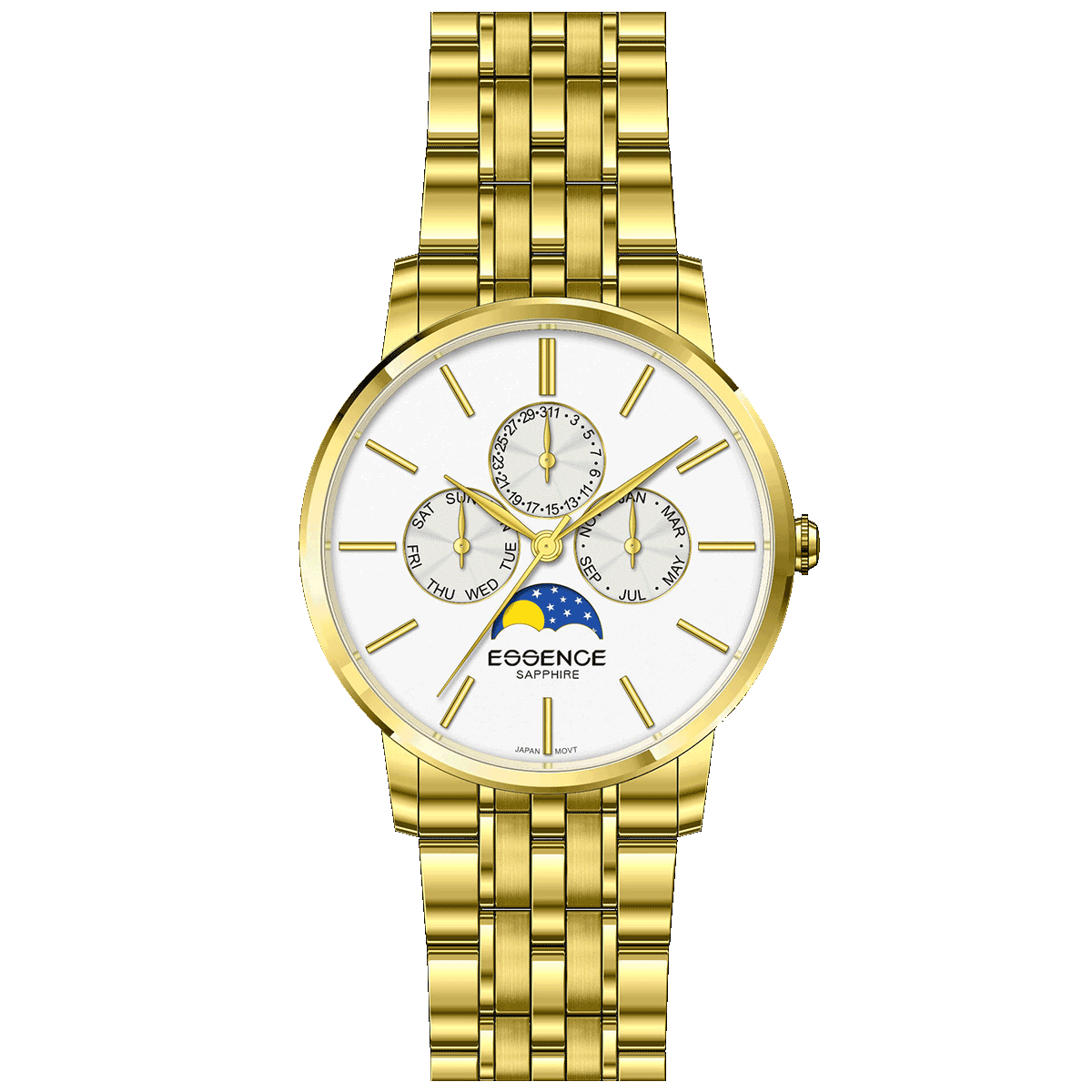 SUN AND MOON DIAL GENT ES2420M-VT